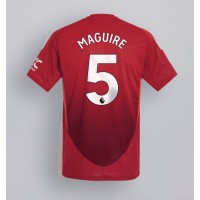 Pánský Fotbalový dres Manchester United Harry Maguire #5 2024-25 Domácí Krátký Rukáv